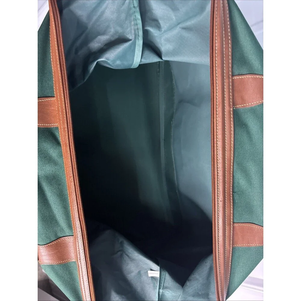 Vintage Polo Ralph Lauren Green Canvas Duffle Bag Large Fragrance Promo ‘90’s